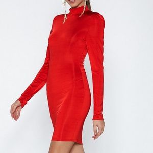 NWT Mock neck mini dress